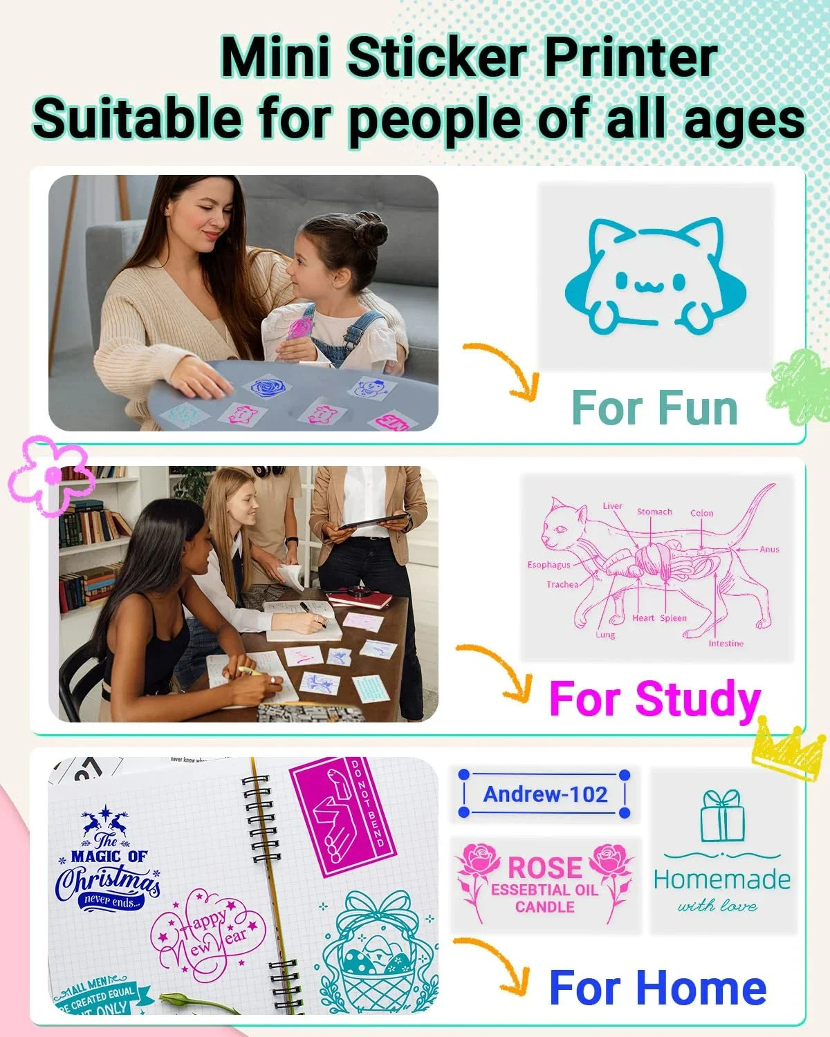 Holographic Laser Transparent Glossy Thermal Sticker Paper rolls