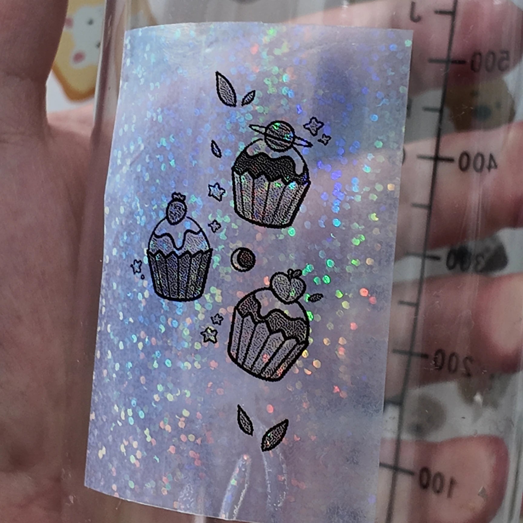 Clear Holographic Transparent Self-Adhesive Thermal Paper Rolls