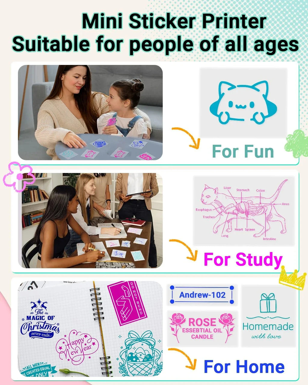 Holographic Laser Transparent Glossy Thermal Sticker Paper rolls